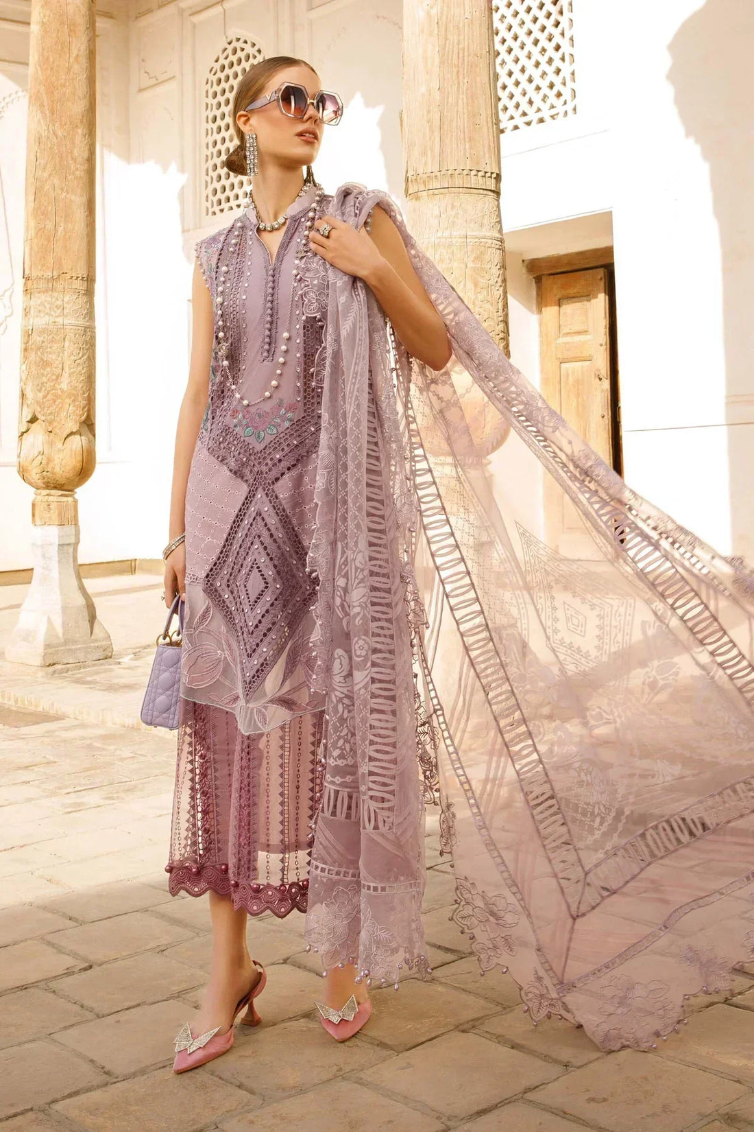Maria B | Luxury Lawn | D-2301-A - House Of Anaya