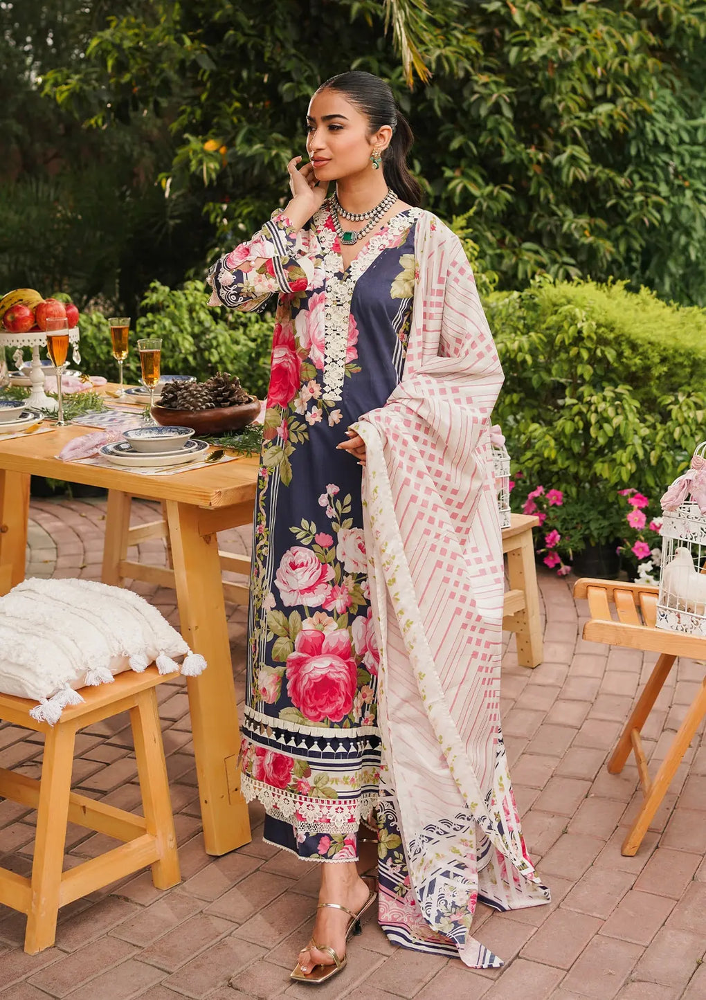 Elaf Premium | Printed Collection 24 | EEP-05B - Amica - House Of Anaya