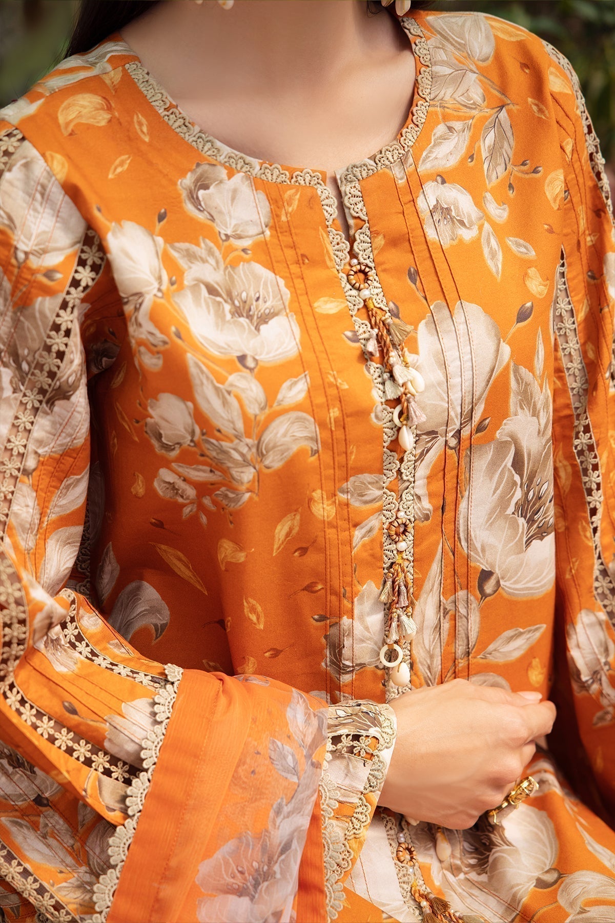 Alizeh | Sheen Lawn Prints 24 | SUNFLOWER - House Of Anaya