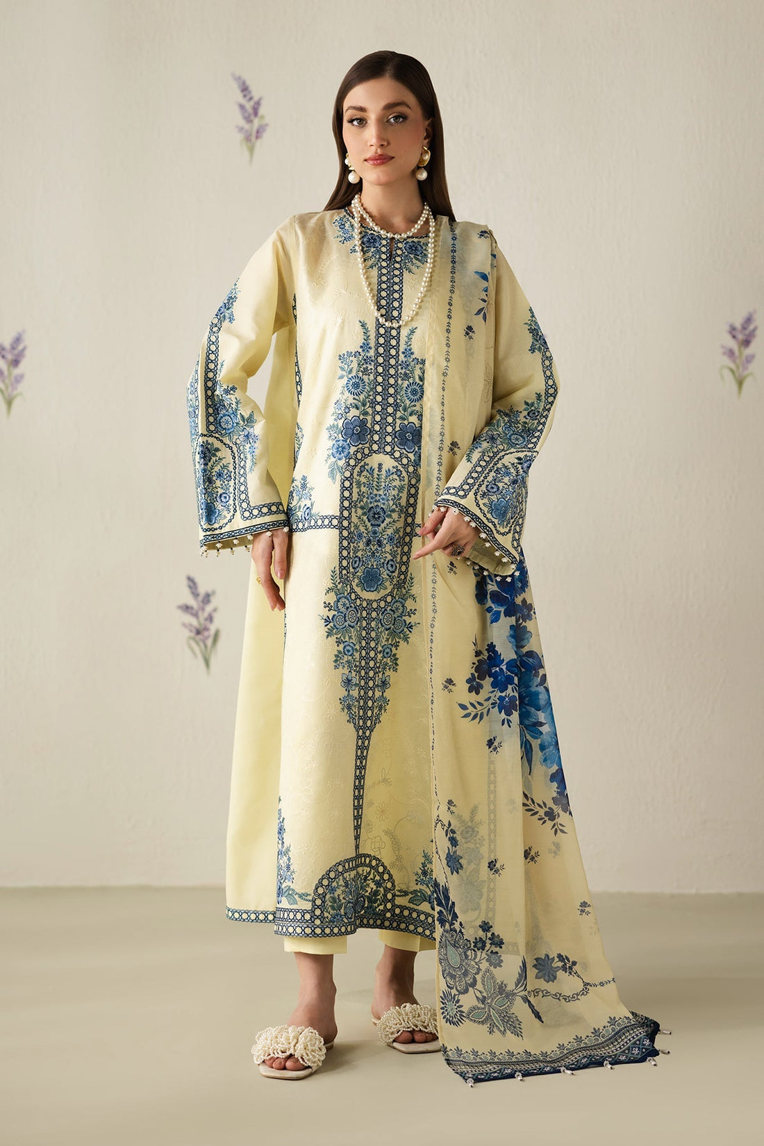 Baroque | Embroidered Lawn | SF-4432