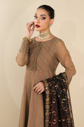 Alizeh | Formals Collection | Rose Beige Dress 3 piece - RTW1017 - House Of Anaya