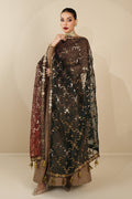 Alizeh | Formals Collection | Rose Beige Dress 3 piece - RTW1017 - House Of Anaya