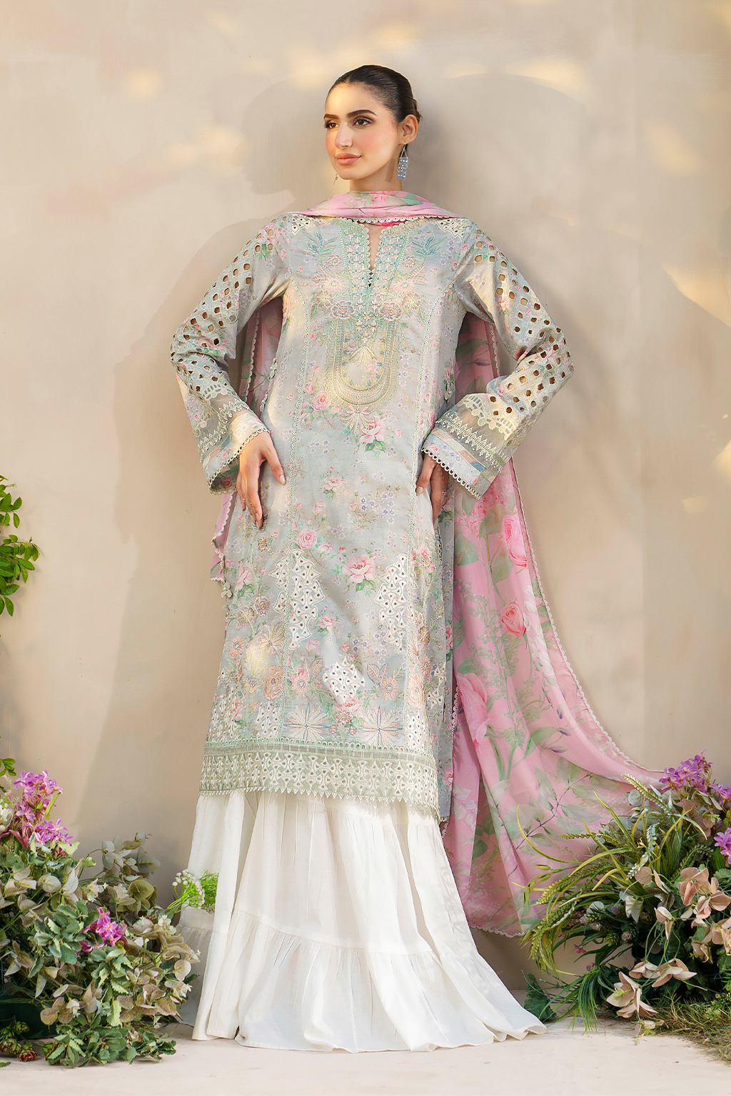 Iznik | Festive lawn 24 | SFL-07 - House Of Anaya