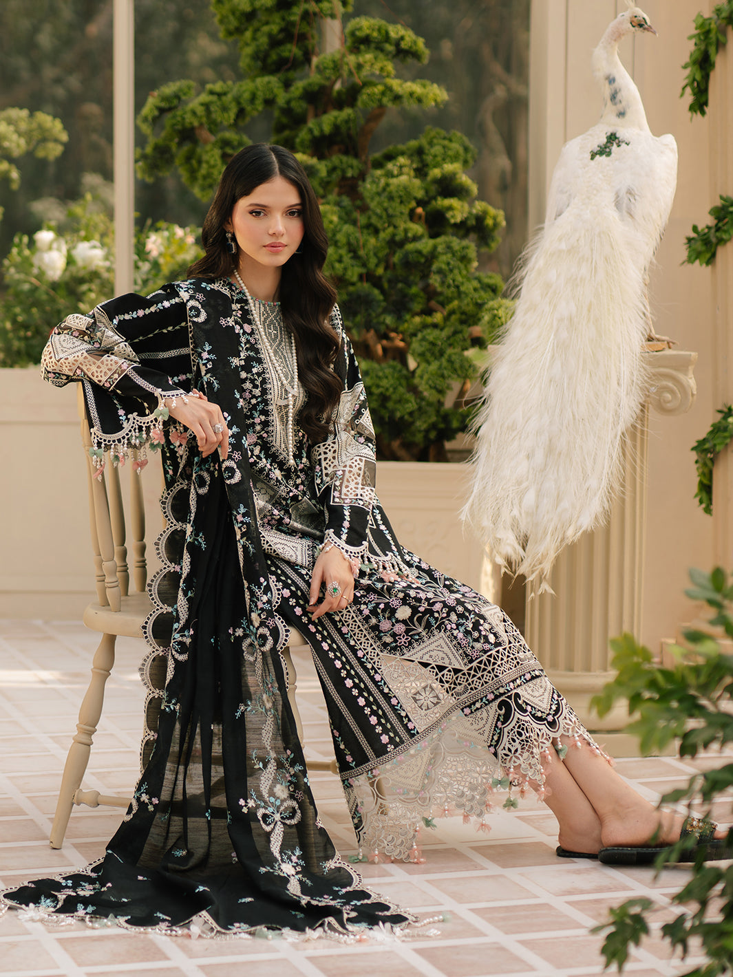 Bin Ilyas | Freesia Embroidered Lawn 25 | 103 - B