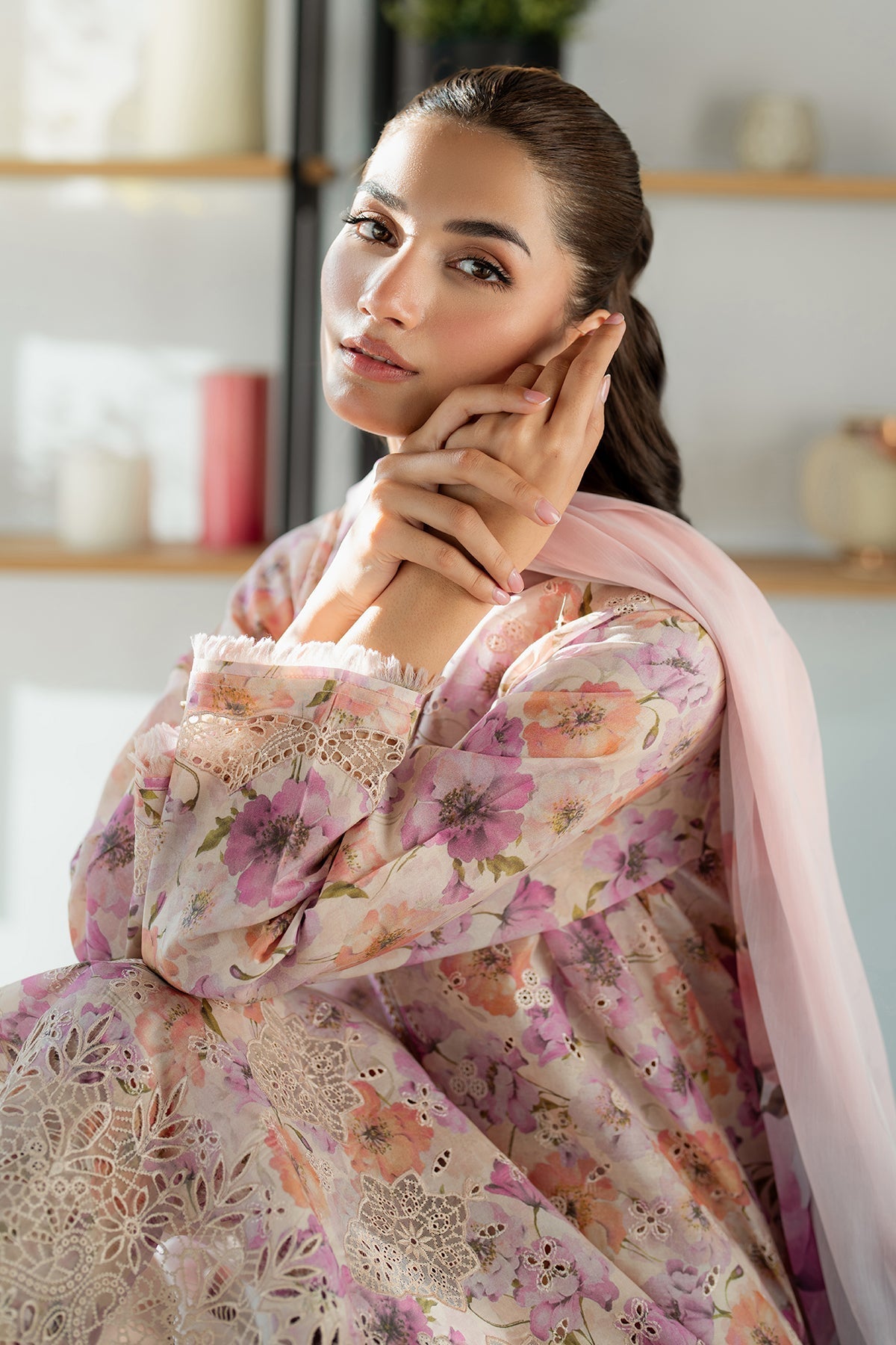 Baroque | Embroidered Lawn | SF-4099