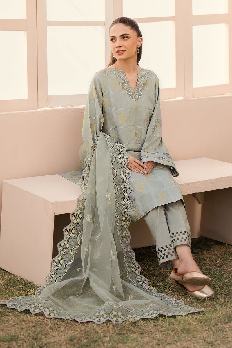 Baroque | Luxury Pret 24 | JACQUARD LAWN UF-603 - House Of Anaya