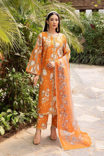 Alizeh | Sheen Lawn Prints 24 | SUNFLOWER - House Of Anaya