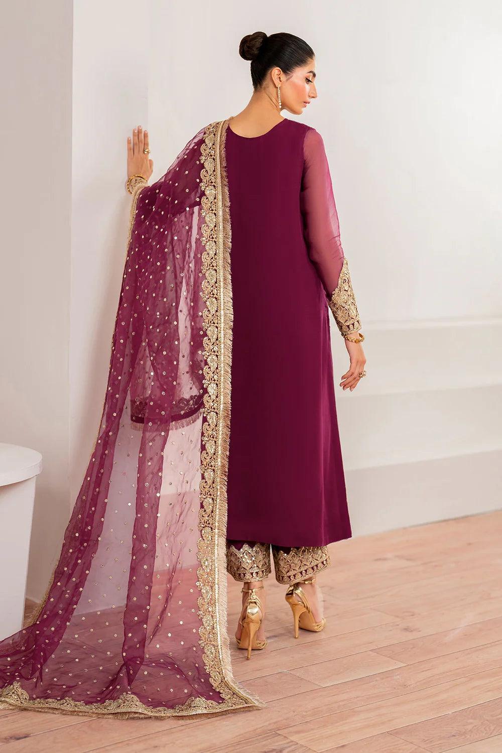 Baroque | EMBROIDERED CHIFFON PR-997 - House Of Anaya