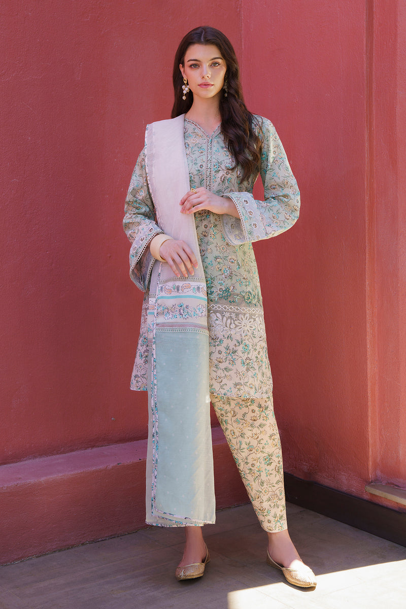 Baroque | Luxury Pret 24 | LAWN UF-576 - House Of Anaya