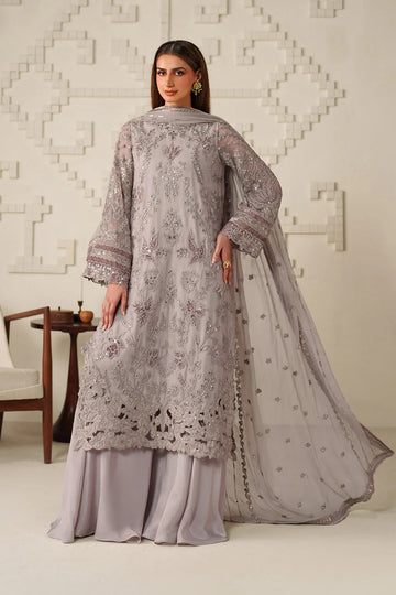 Iznik | Festive Formals | UE-618 Embroidered Chiffon