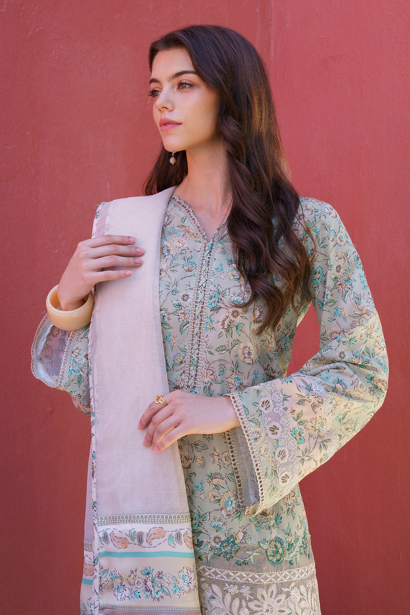 Baroque | Luxury Pret 24 | LAWN UF-576 - House Of Anaya