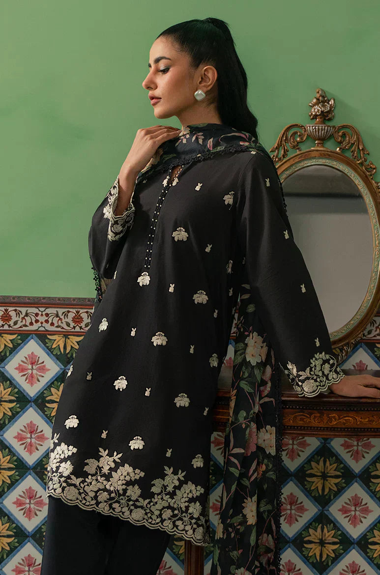 Cross Stitch | Mahiri Embroidered Collection | RAVEN FLORA - House Of Anaya