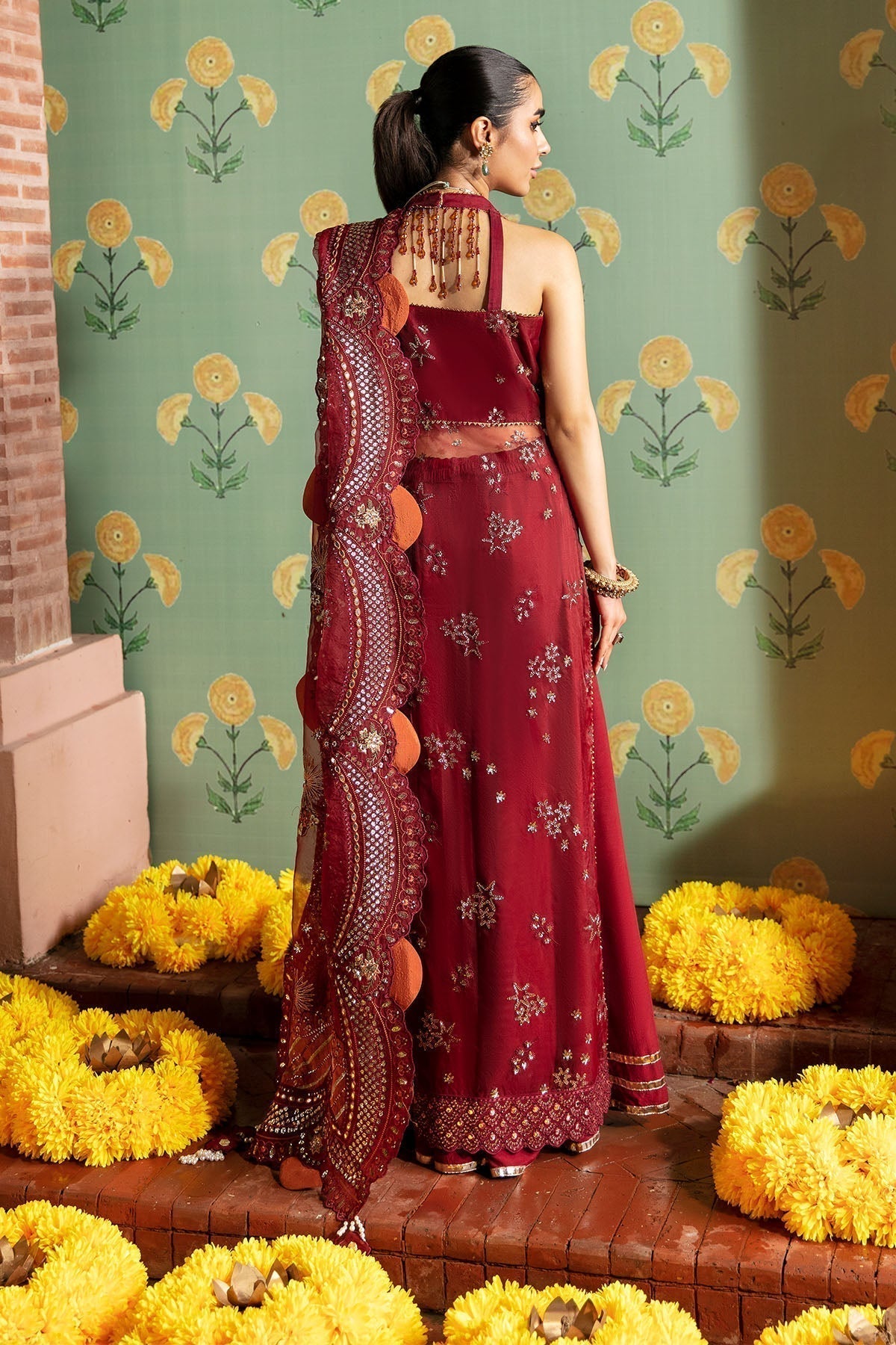 Nureh | Jhoomro Wedding Formals | NL-53 - MAHRO - House Of Anaya