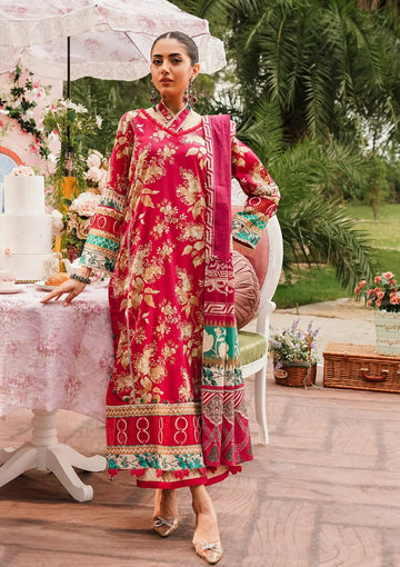 Elaf Premium | Printed Collection 24 | EEP-04A - Flores de Amor - House Of Anaya
