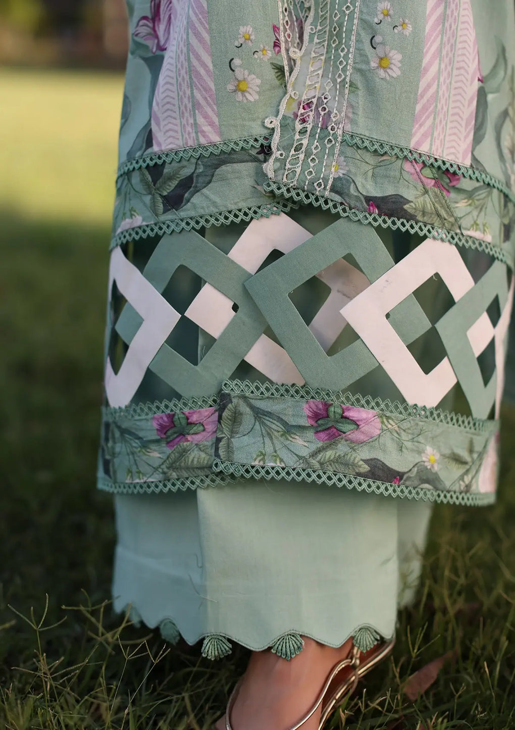 Elaf Premium | Prints Chikankari 24 | 05B CELESTIAL - House Of Anaya