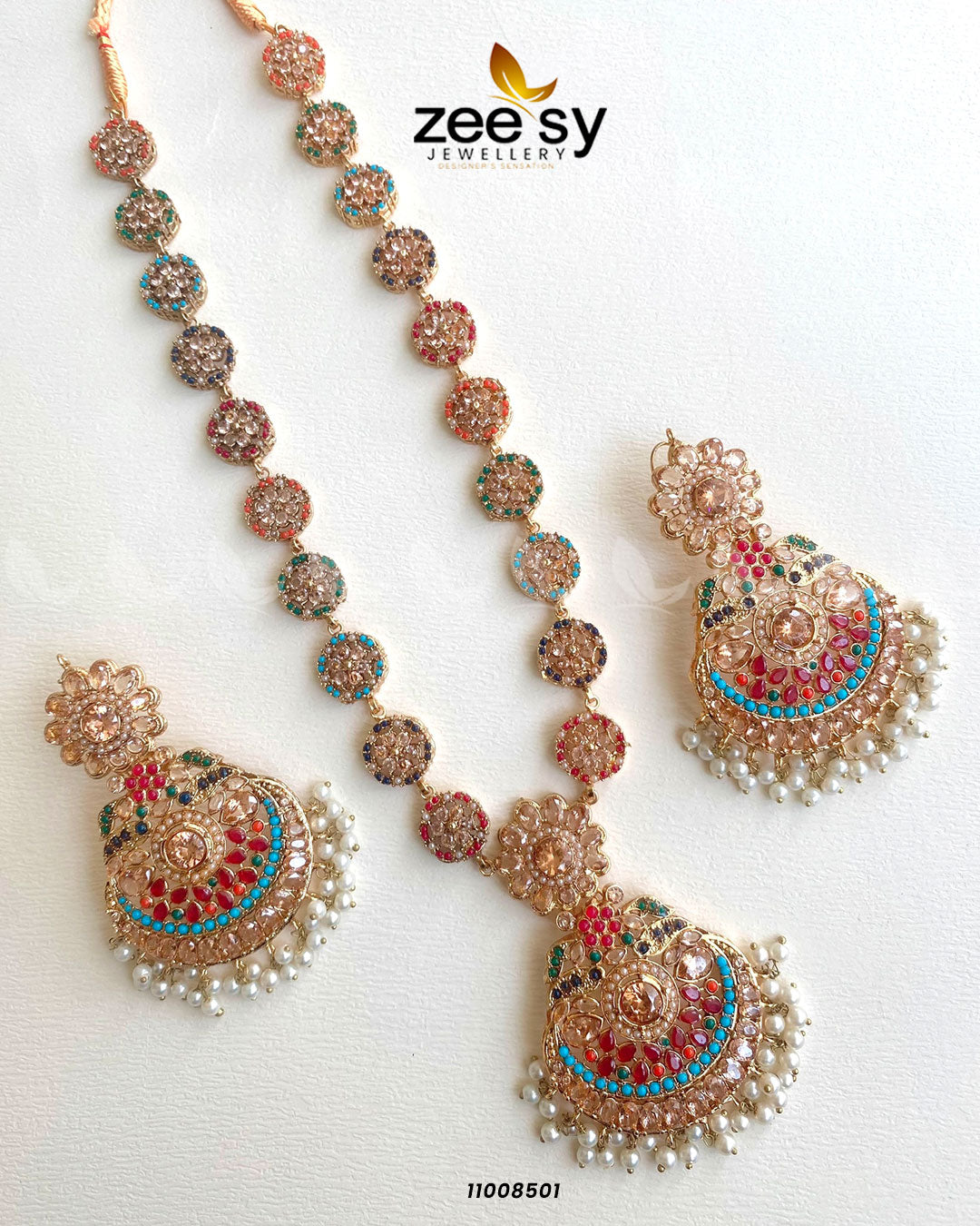 Mala Necklace-0986 - House Of Zarish