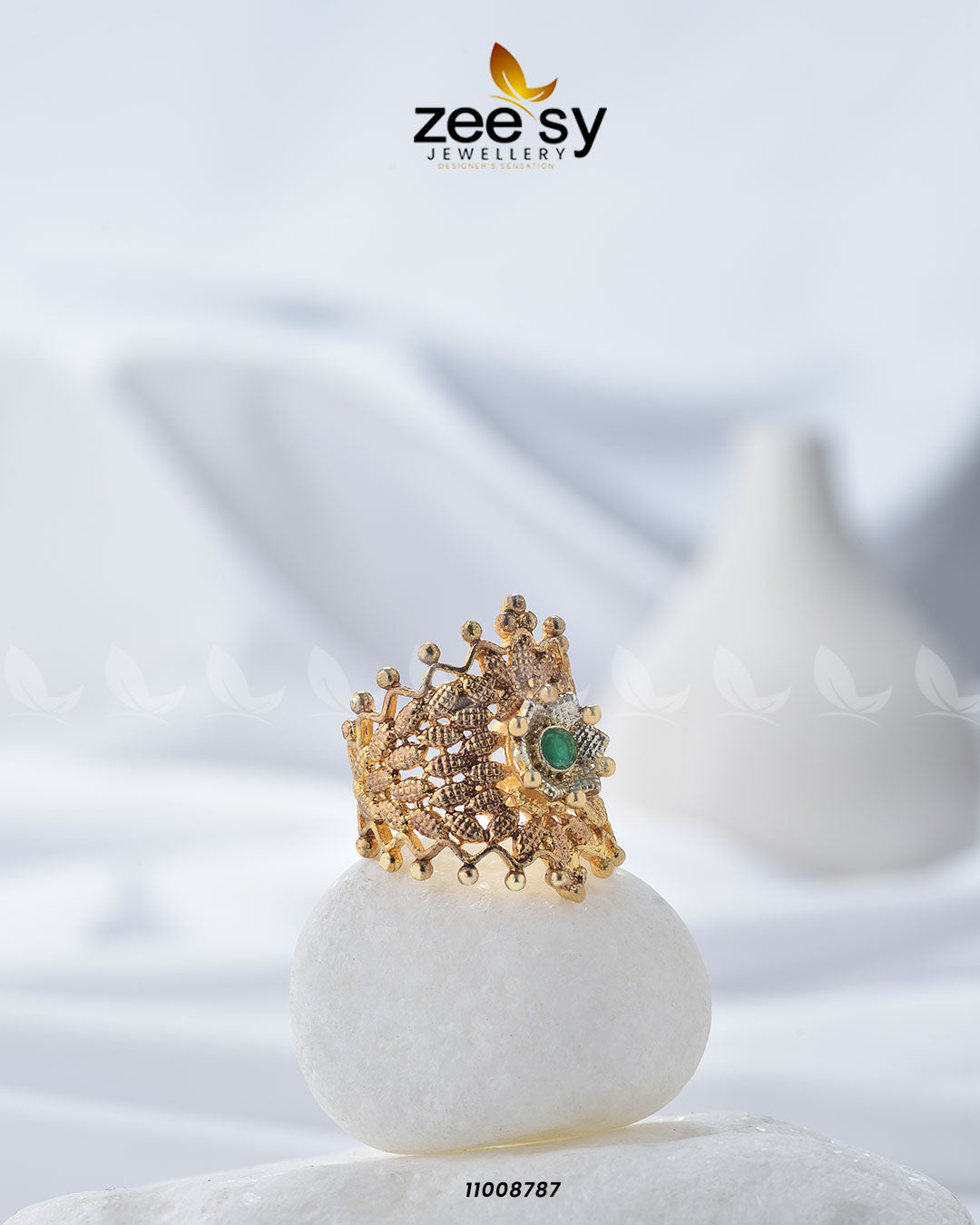 Crown Ring-8290 - House Of Zarish