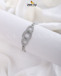 Three Linked Circles Bracelet - House Of Zarish