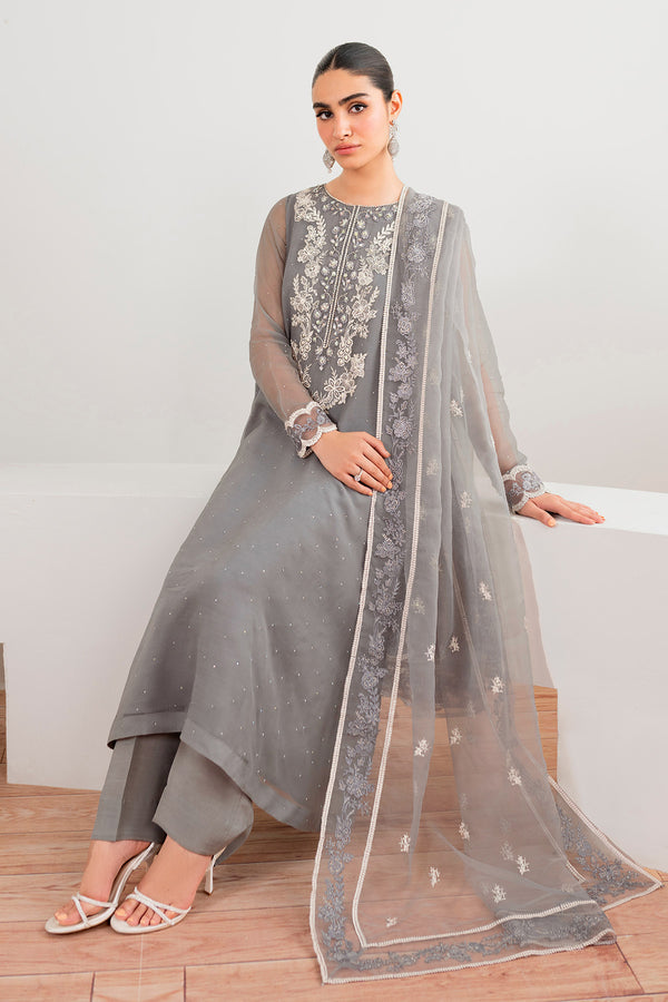 Baroque | Luxury Pret 25 | EMBROIDERED CHIFFON PR-991