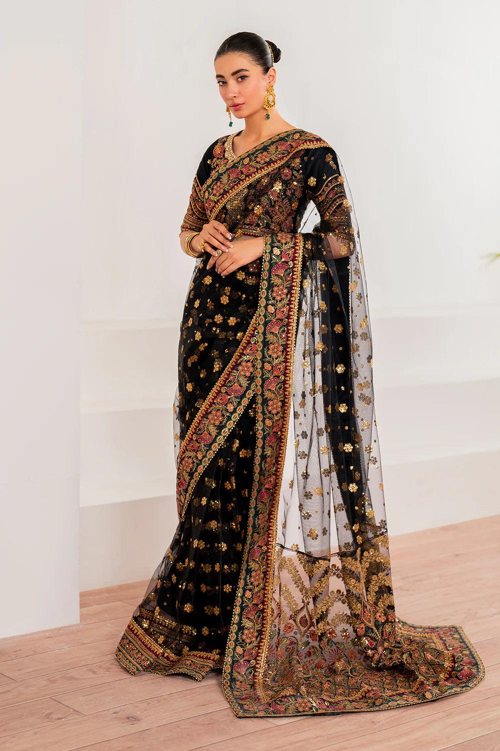 Baroque | Stitched New | EMBROIDERED NET UF-700 - House Of Anaya