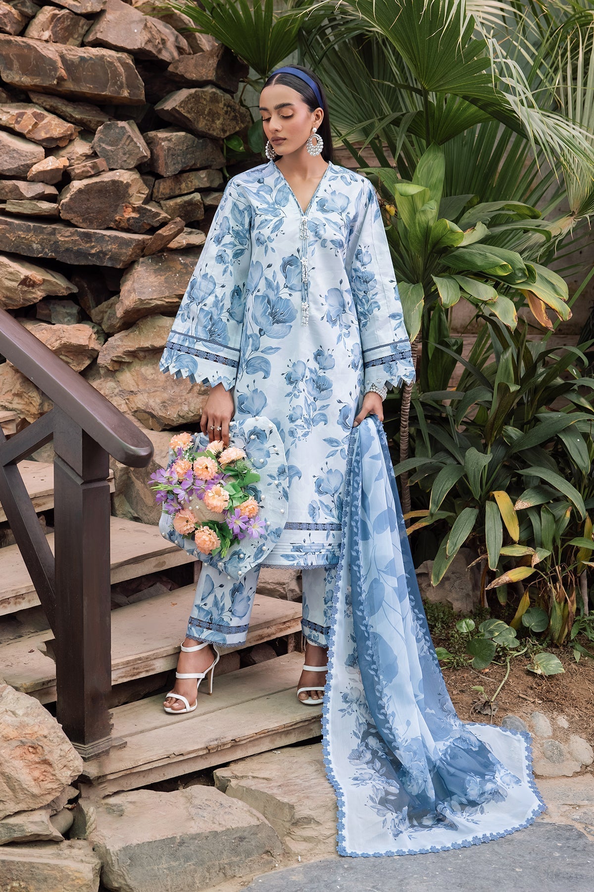 Alizeh | Sheen Lawn Prints 24 | GLORY - House Of Anaya