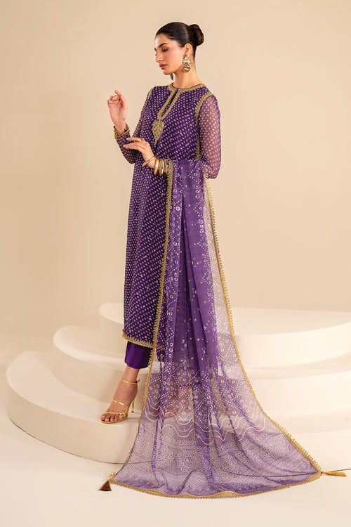 Baroque | Luxury Pret 24 | CHIFFON UF-625 - House Of Anaya