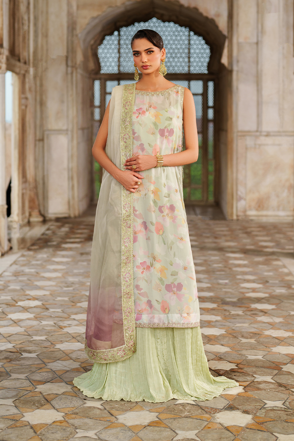 Iznik | Festive Formal | UE-549 Printed Chiffon