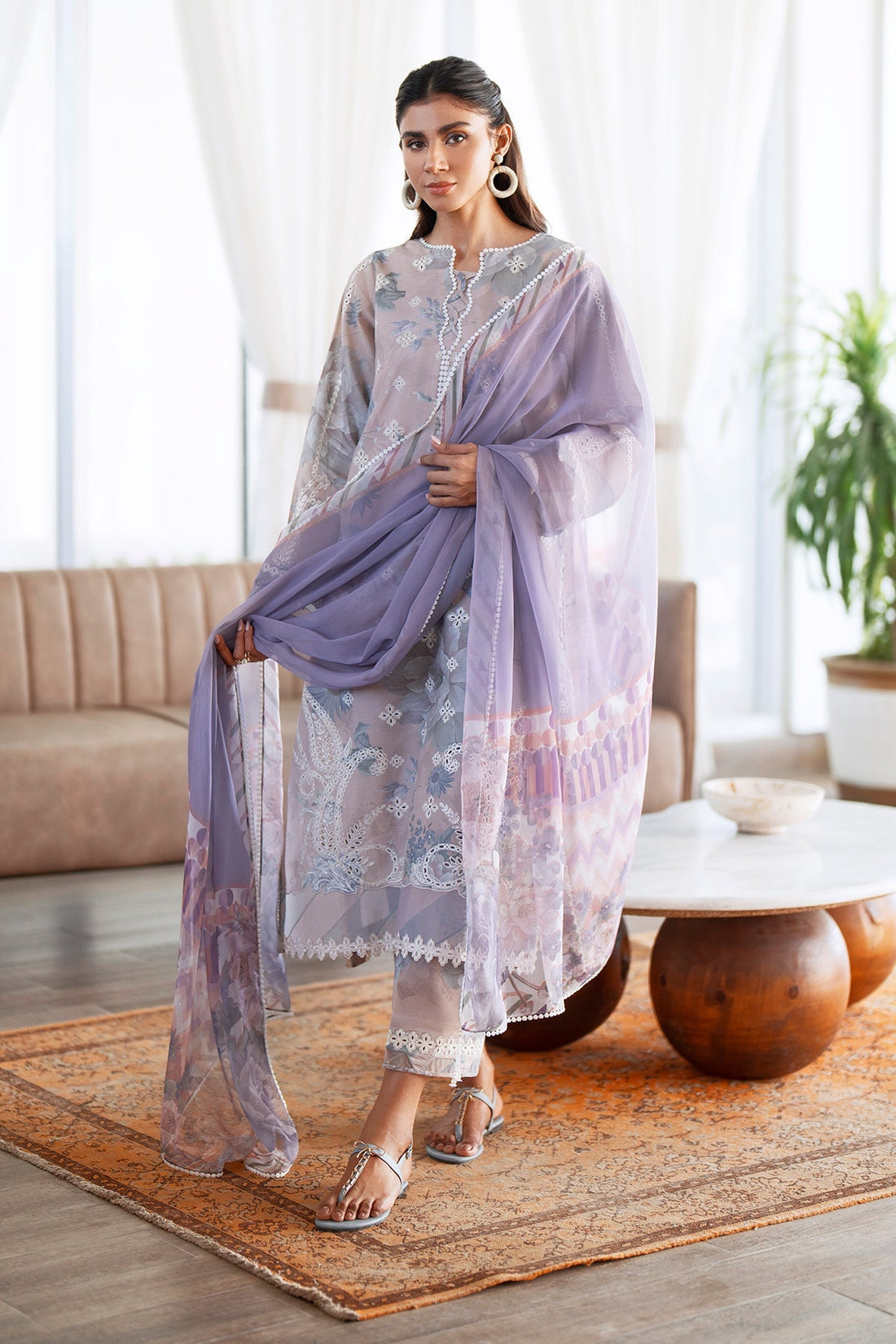 Baroque | Embroidered Lawn | SF-4079