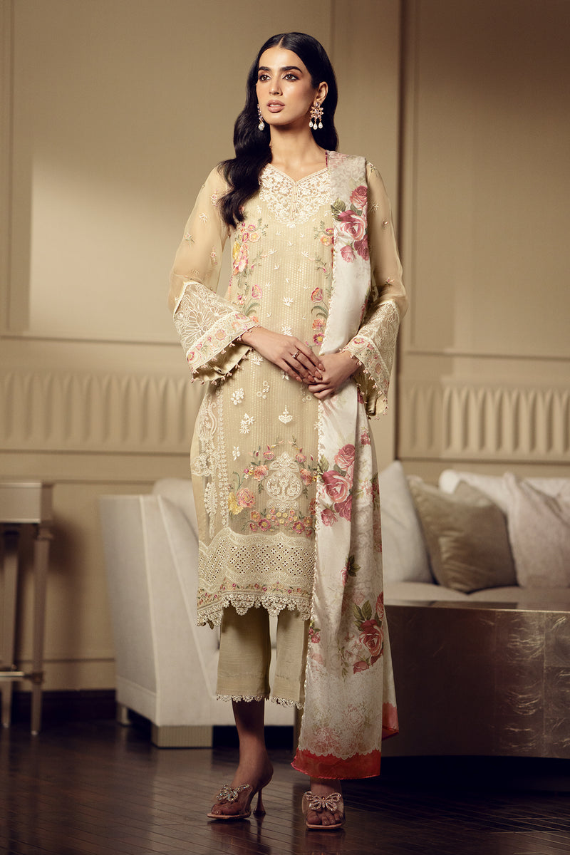 Baroque | Luxury Pret 24 | CHIFFON UF-513 - House Of Anaya