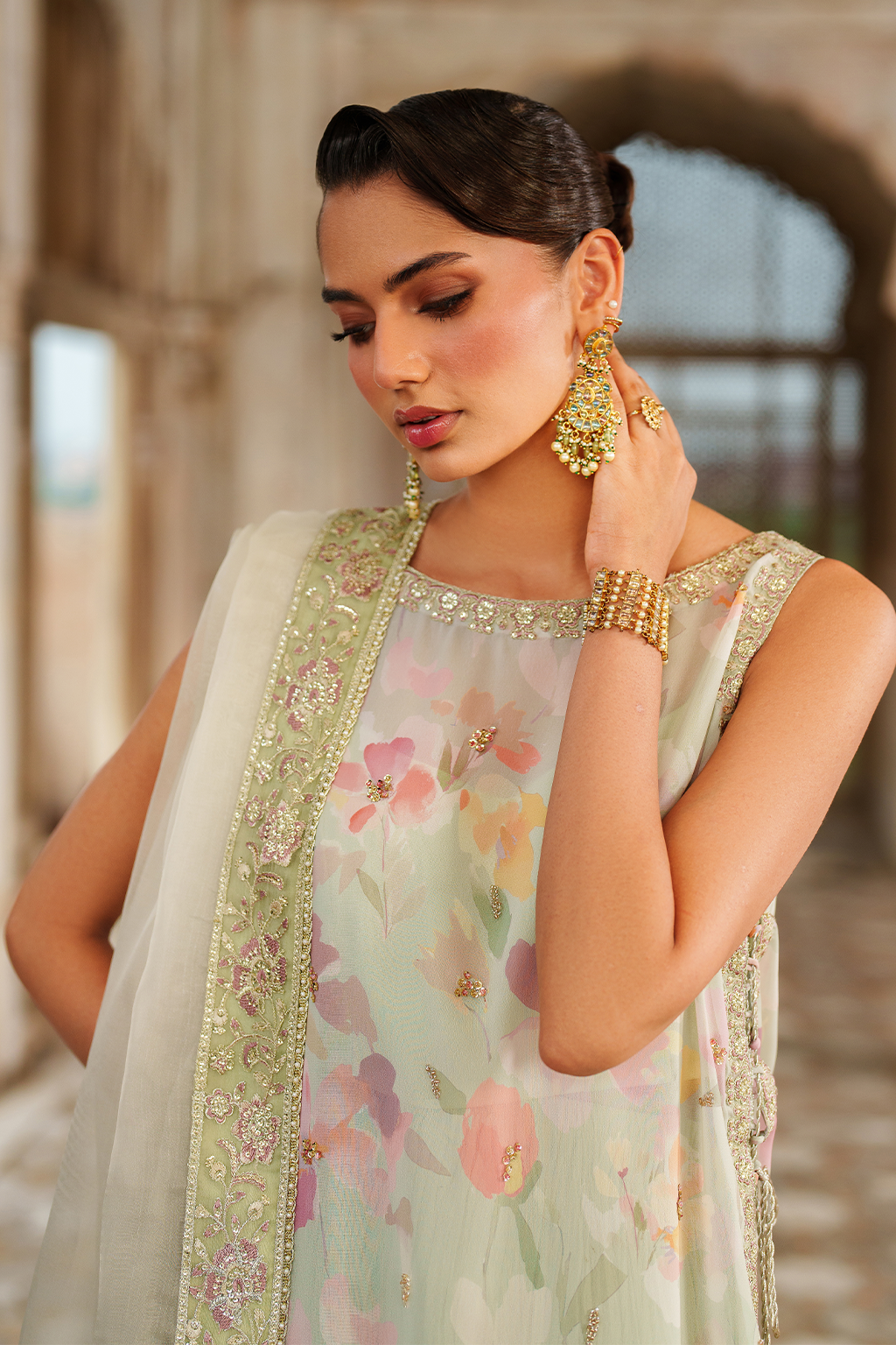 Iznik | Festive Formal | UE-549 Printed Chiffon