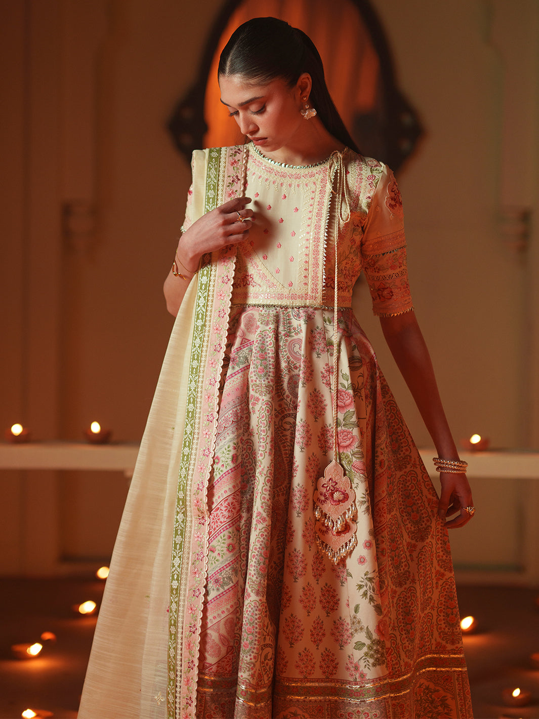 Bin Ilyas | Mashriq Luxury Lawn 26 | D-115-A