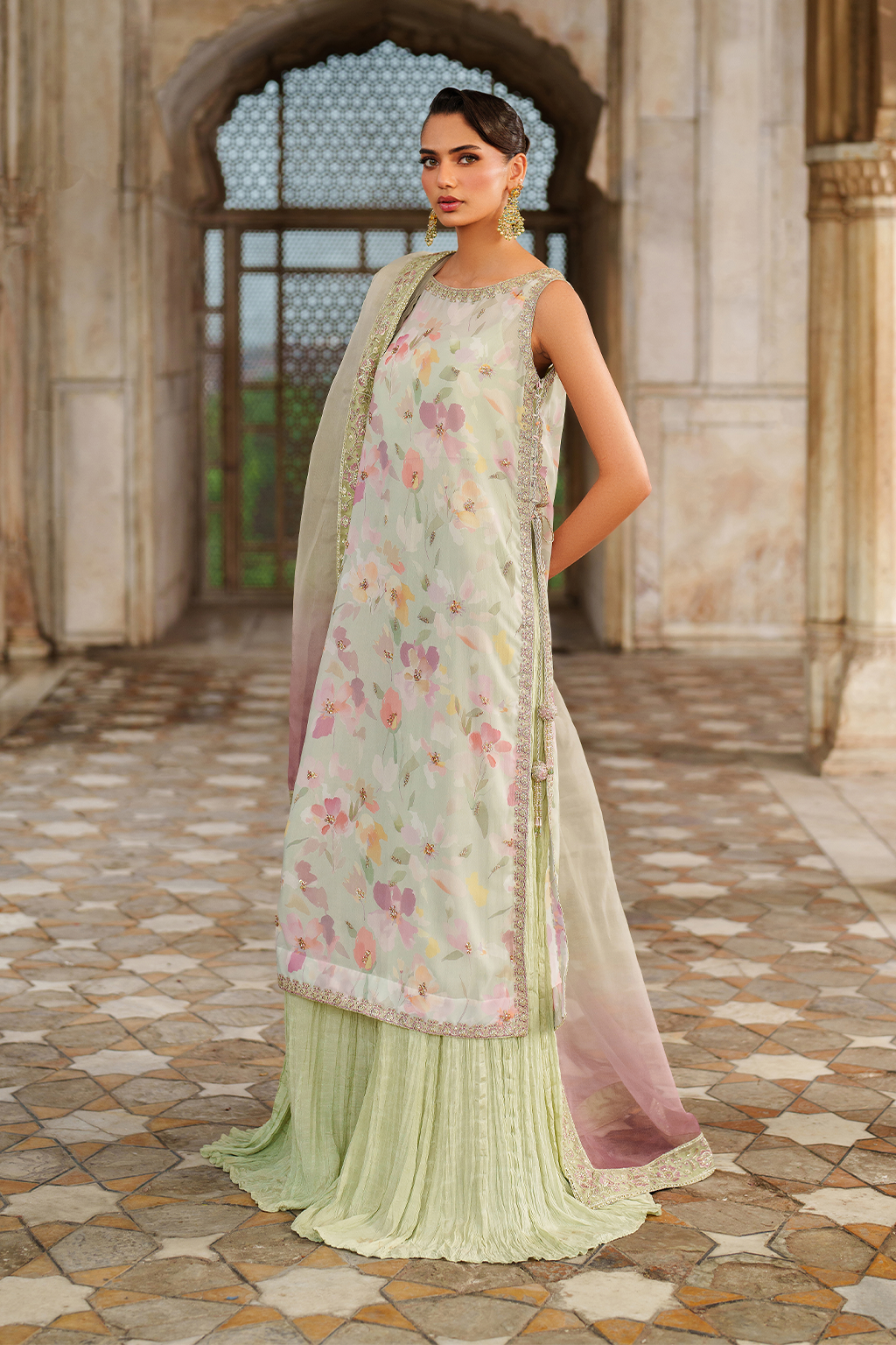 Iznik | Festive Formal | UE-549 Printed Chiffon