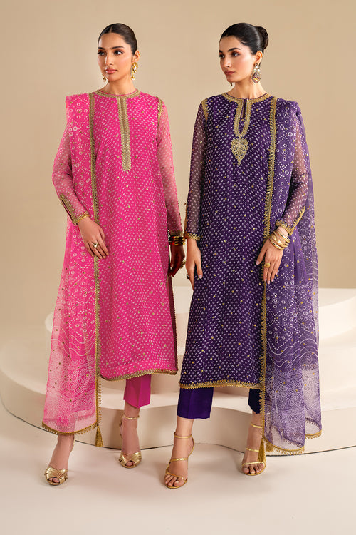 Baroque | Luxury Pret 24 | CHIFFON UF-625 - House Of Anaya