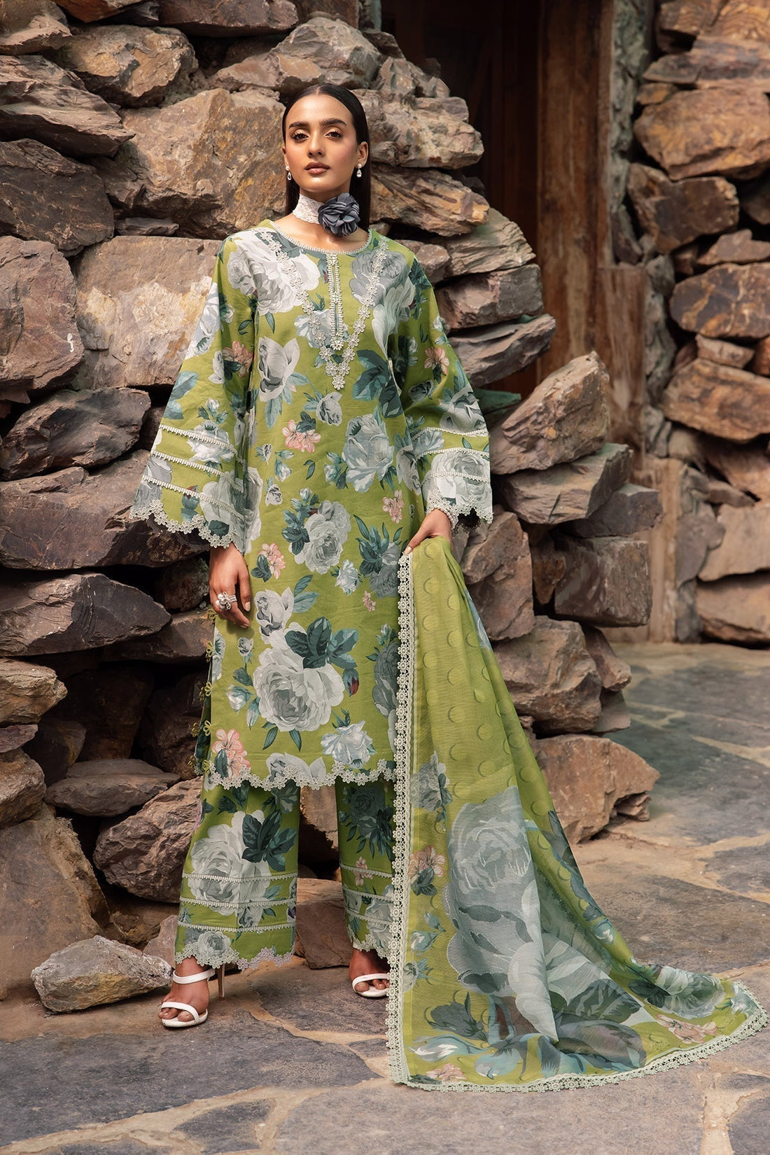 Alizeh | Sheen Lawn Prints 24 | JAZMIN - House Of Anaya