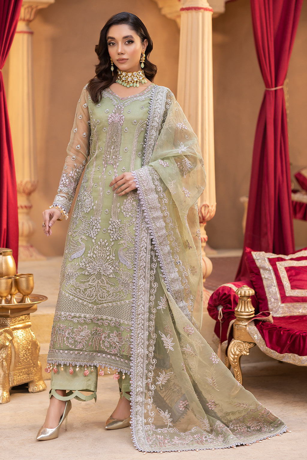 Neeshay | Dastgah Festive Formals | RANG-E-BAHAR - House Of Anaya