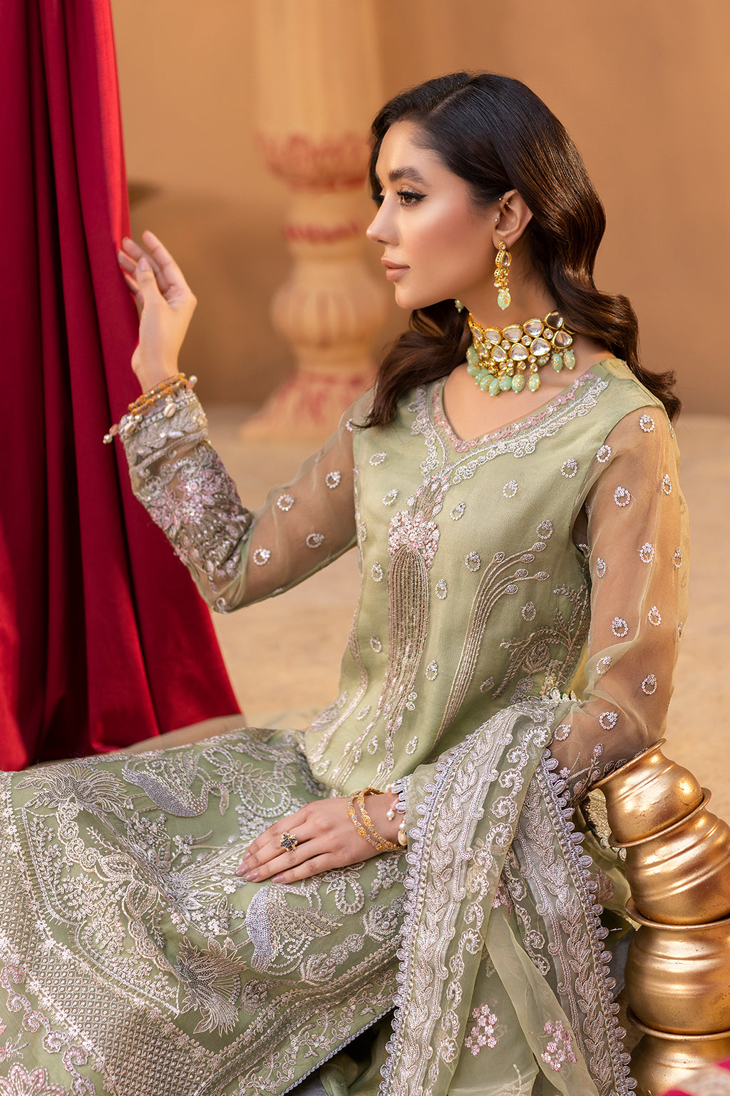 Neeshay | Dastgah Festive Formals | RANG-E-BAHAR - House Of Anaya