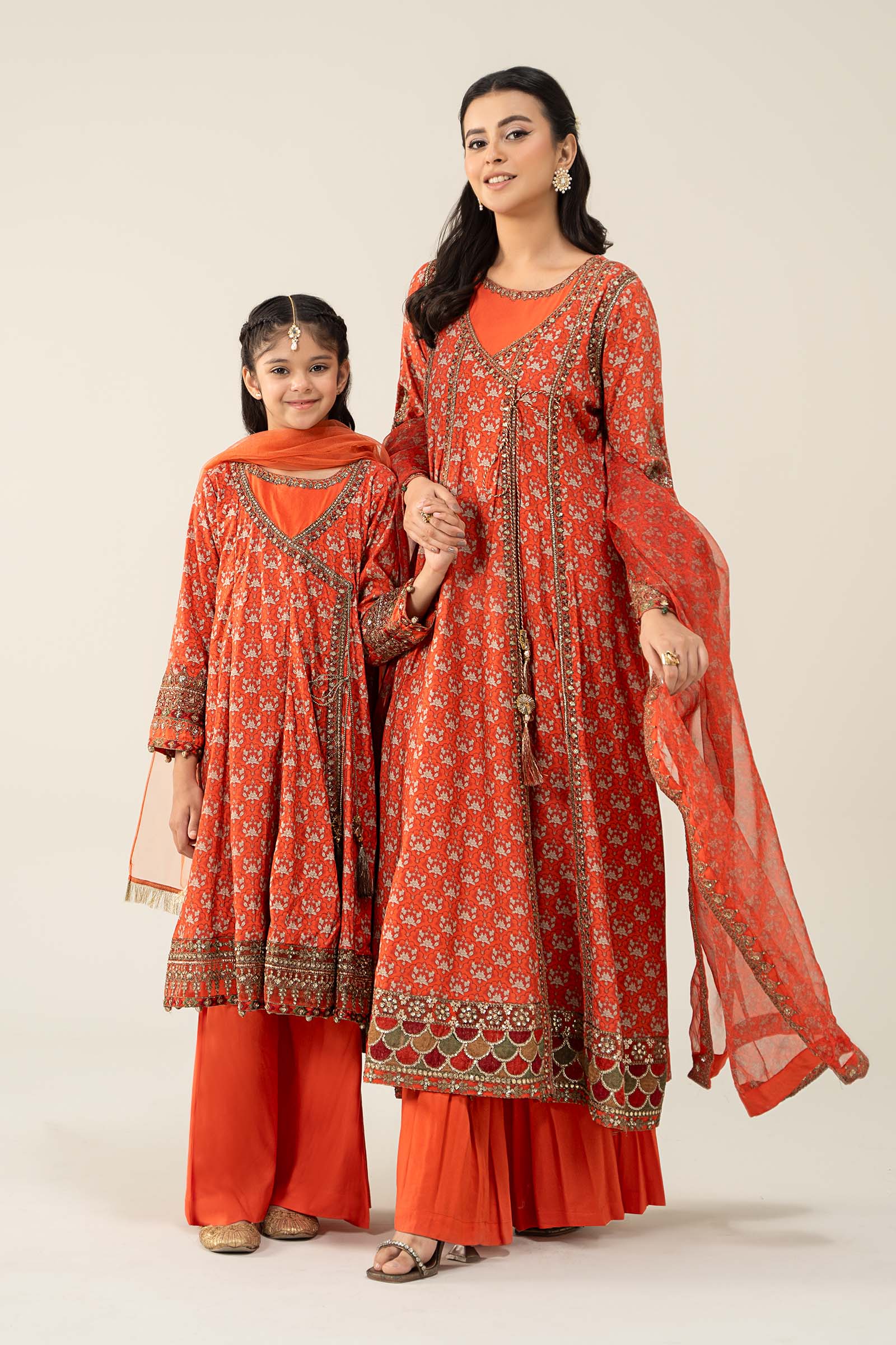 Maria B | 3 Piece Printed Linen Suit | MKD-W24-16 - Libasekhas