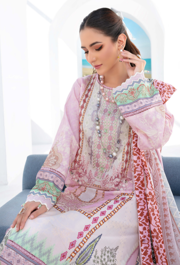 Humdum | Saira Bano Lawn 24 | D08 - House Of Anaya