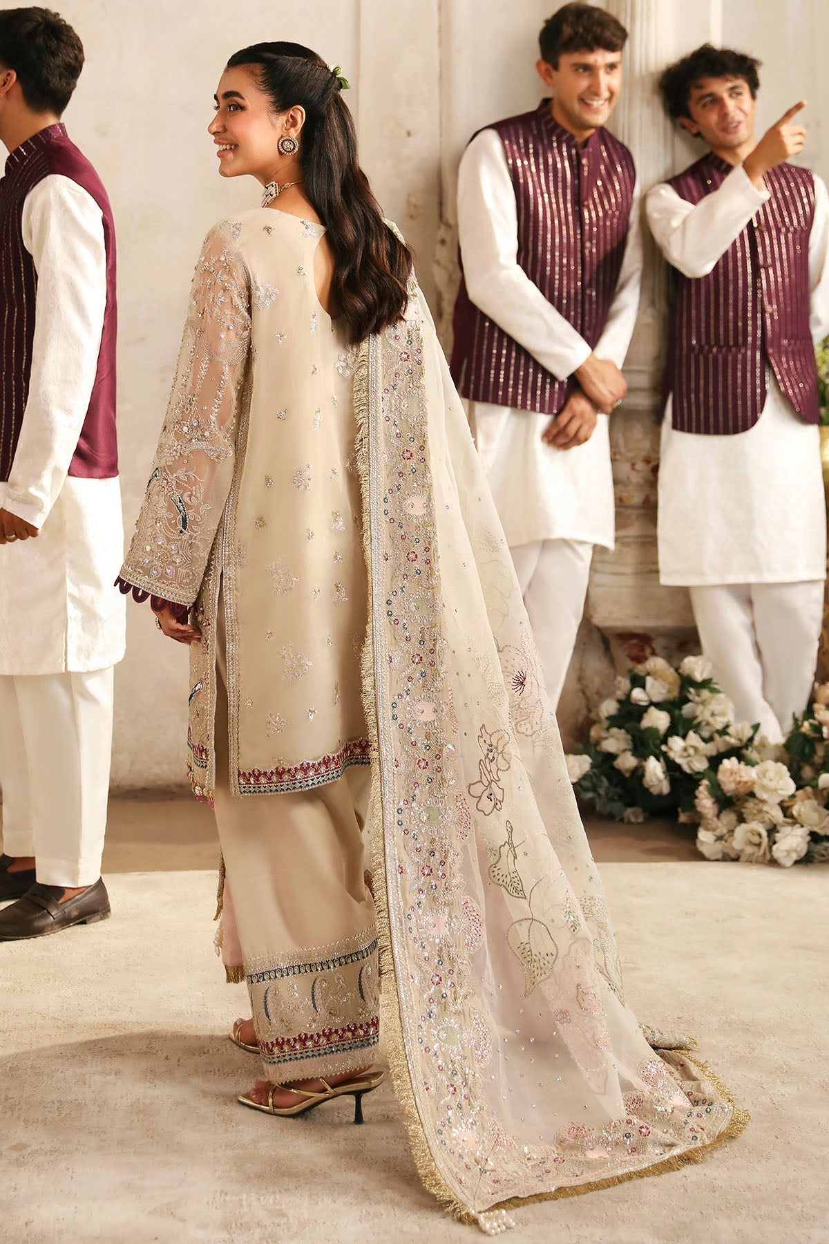 Nureh | Jhoomro Wedding Formals | NL-72 CHANDNI - House Of Anaya