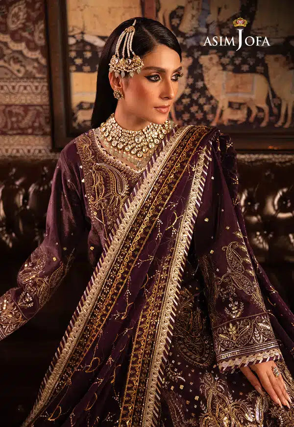 Asim Jofa | Makhmal Wedding Velvet 23 | AJMM-06 - House Of Anaya