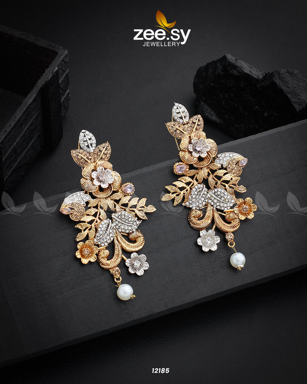 Floral Earrings - House Of Zarish
