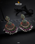 Lahza Naurattan Earrings - House Of Zarish