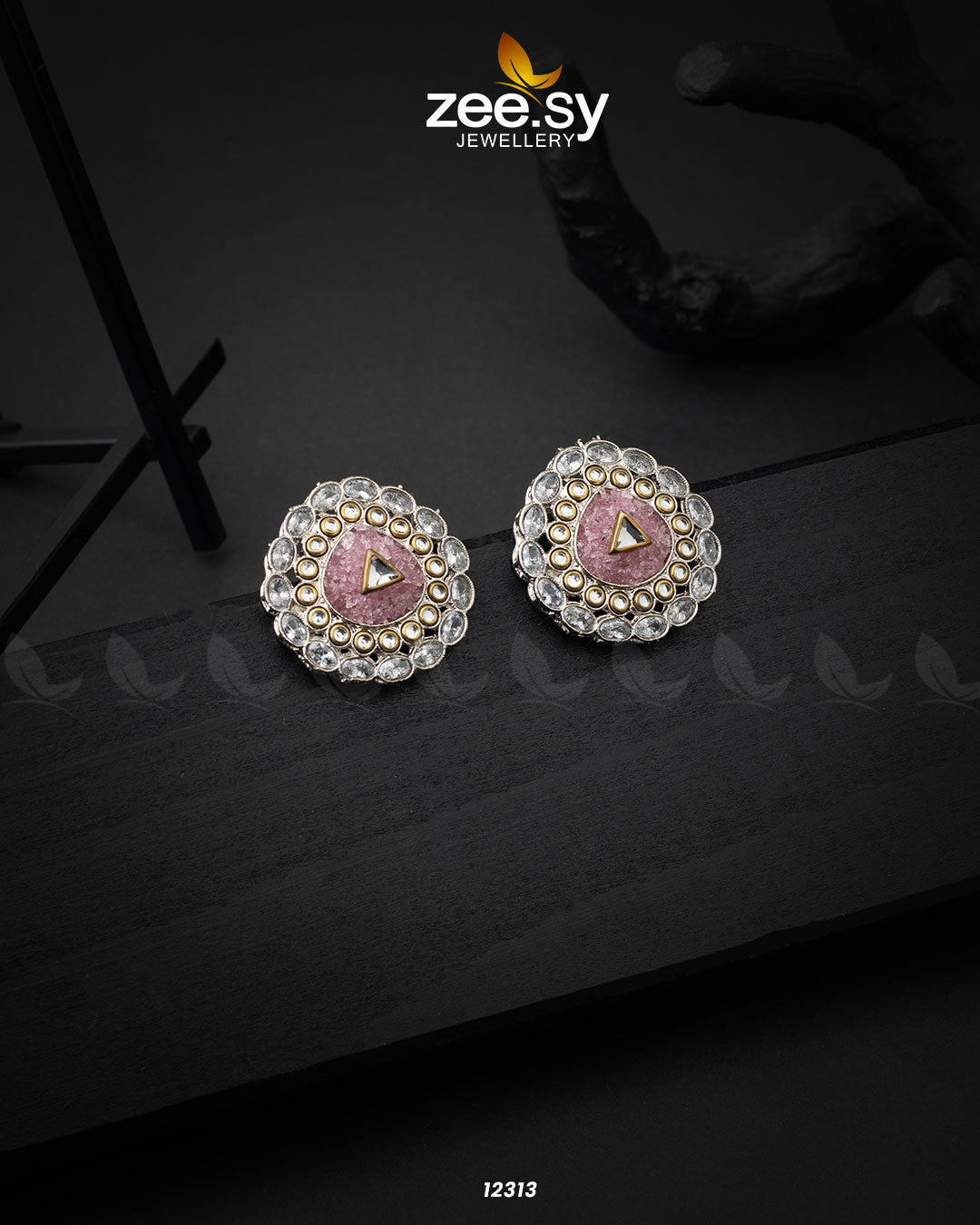 Granite Earrings - House Of Zarish