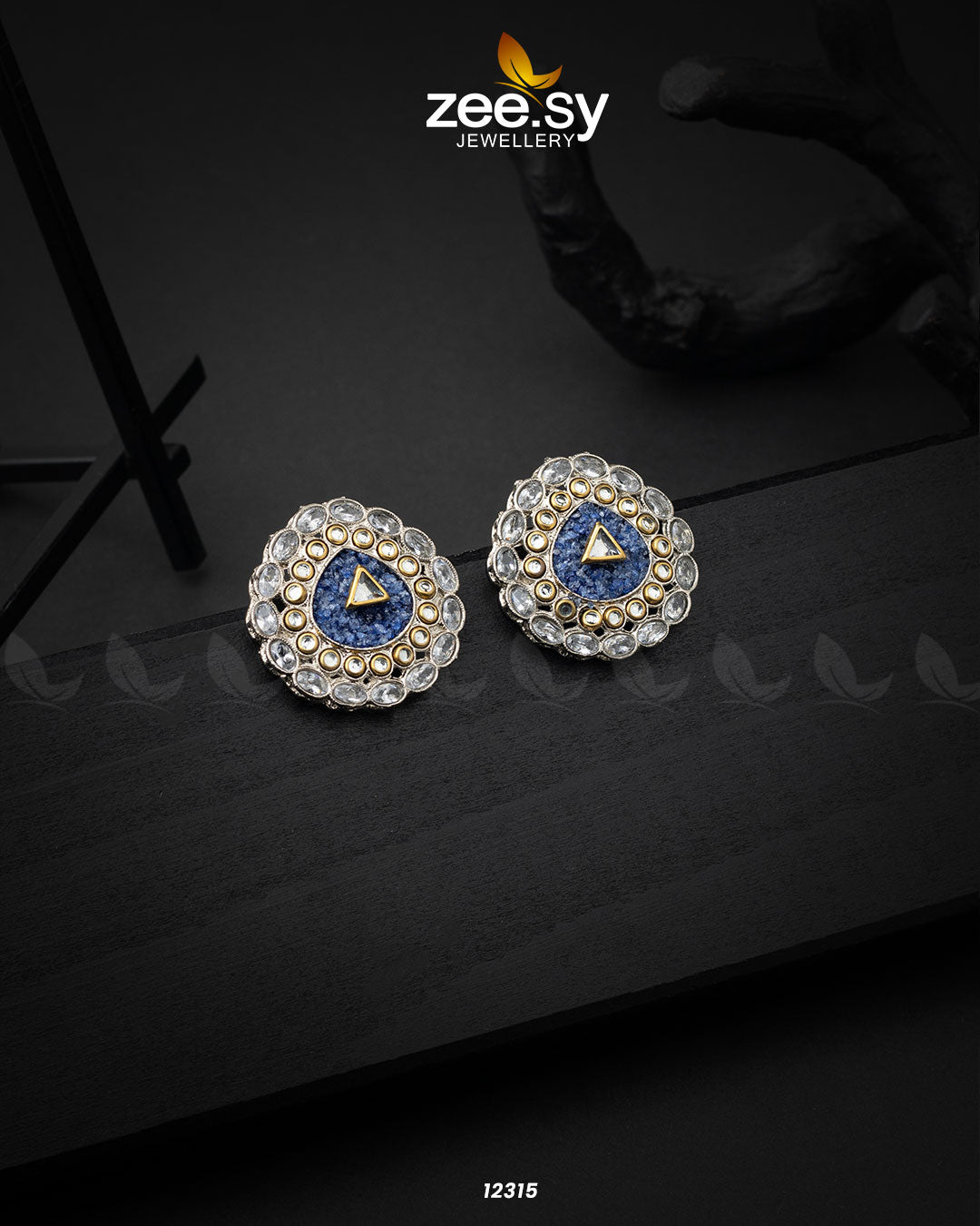 Granite Earrings - House Of Zarish