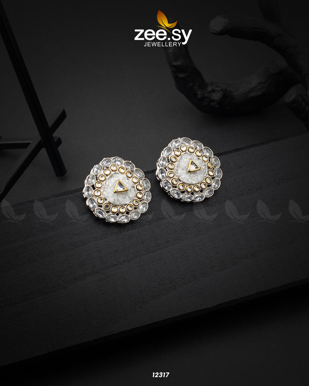 Granite Earrings - House Of Zarish