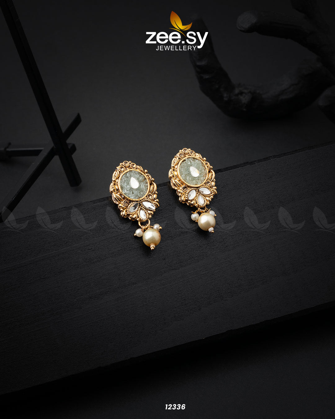 Quartz Earrings - House Of Zarish