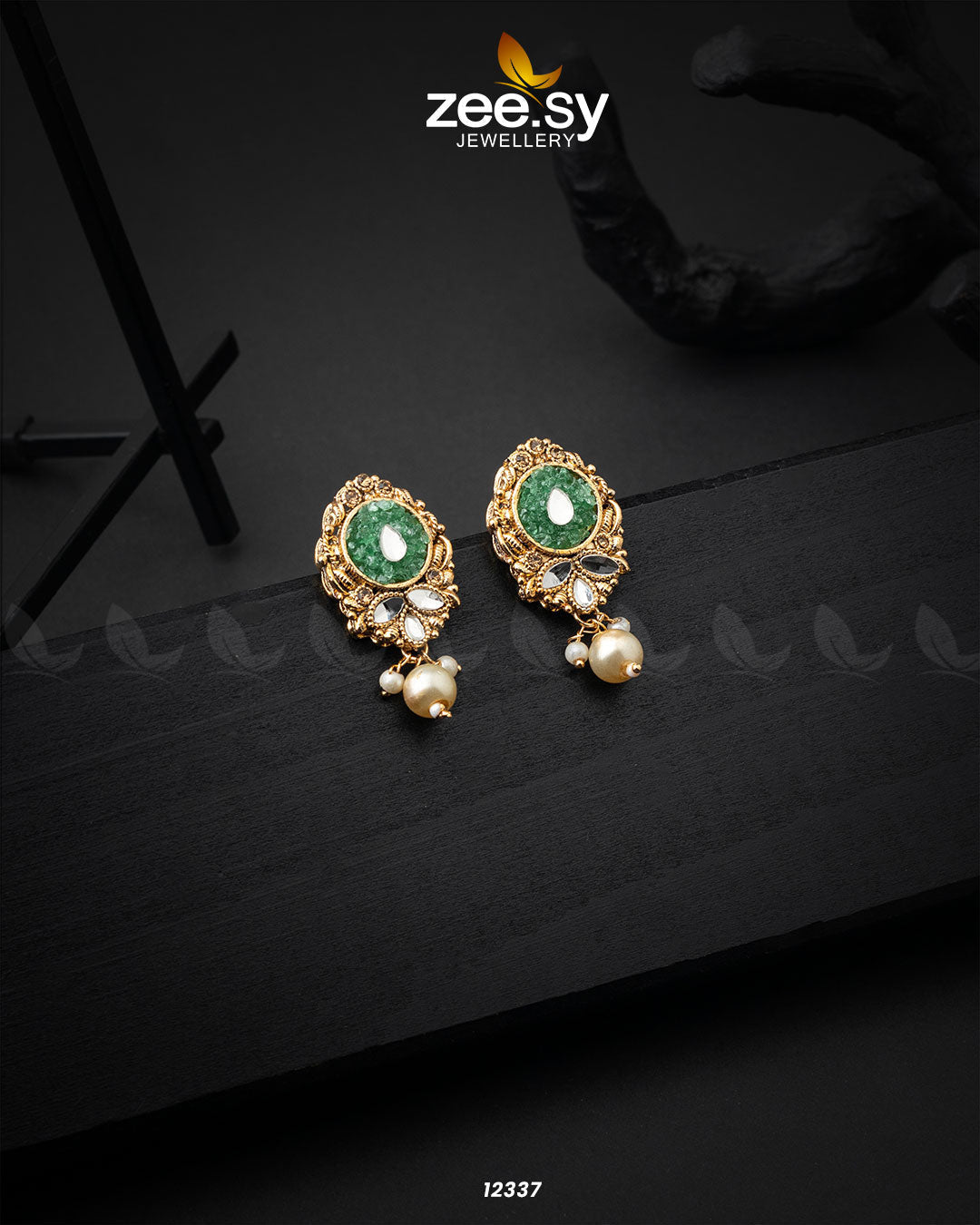Quartz Earrings - House Of Zarish