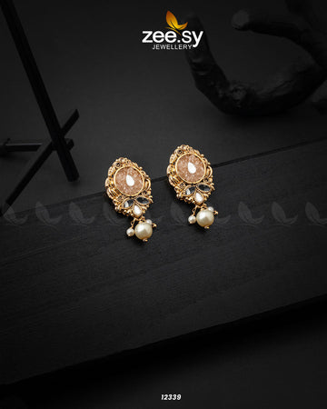 Quartz Earrings - House Of Zarish