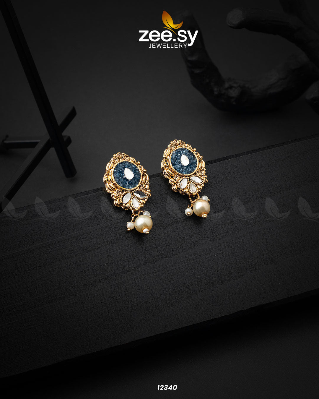 Quartz Earrings - House Of Zarish