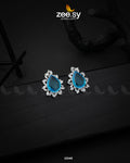 Oval Star Earrings - House Of Zarish